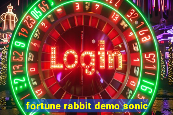 fortune rabbit demo sonic